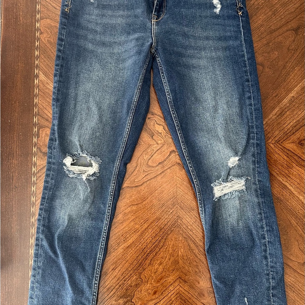 Zara Basic Z1975 Denim Jeans in Blue